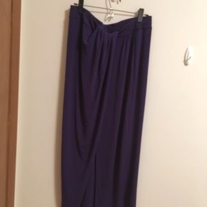 Purple Maxi Skirt